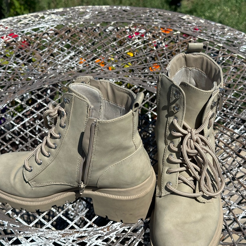 Tan boots
